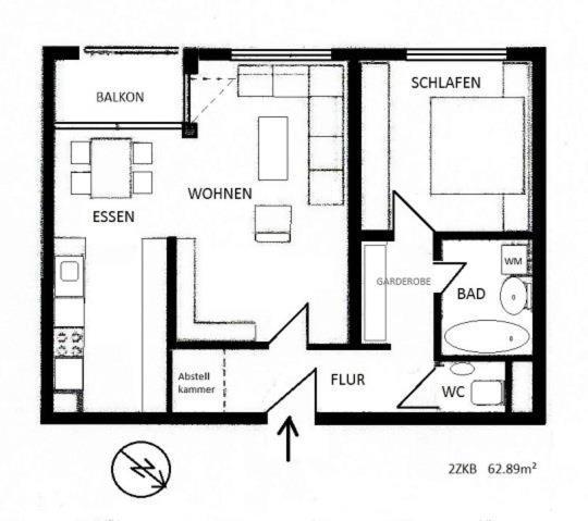 Sky 2 Room Comfort Apartment Lindenhof Mannheim Eksteriør billede
